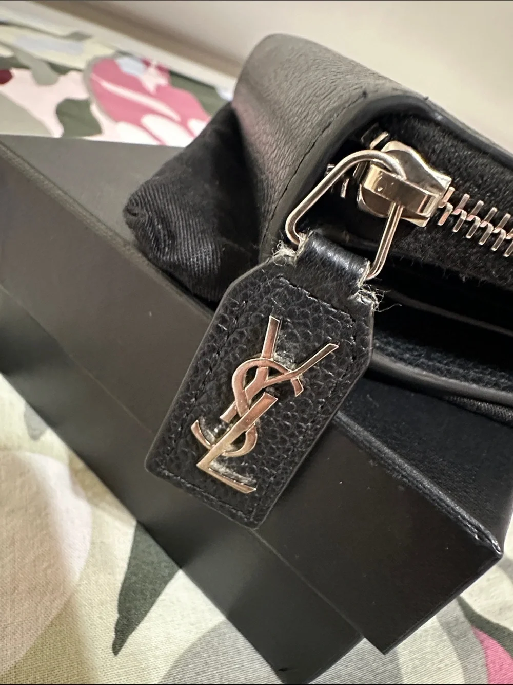 Saint Laurent compact zip
